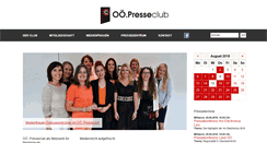 Desktop Screenshot of presseclub.at